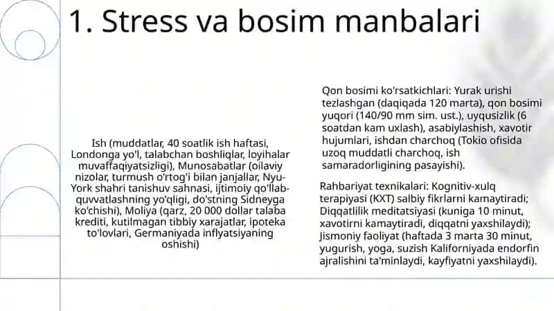 Menejmentda nizo va stresslarni boshqarish 3