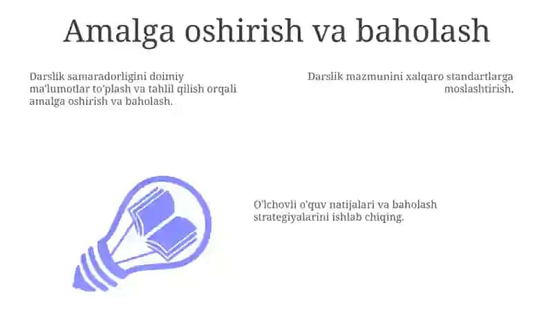 Xalqaro standartlar asosida o'quv dasturini ishlab chiqish 3