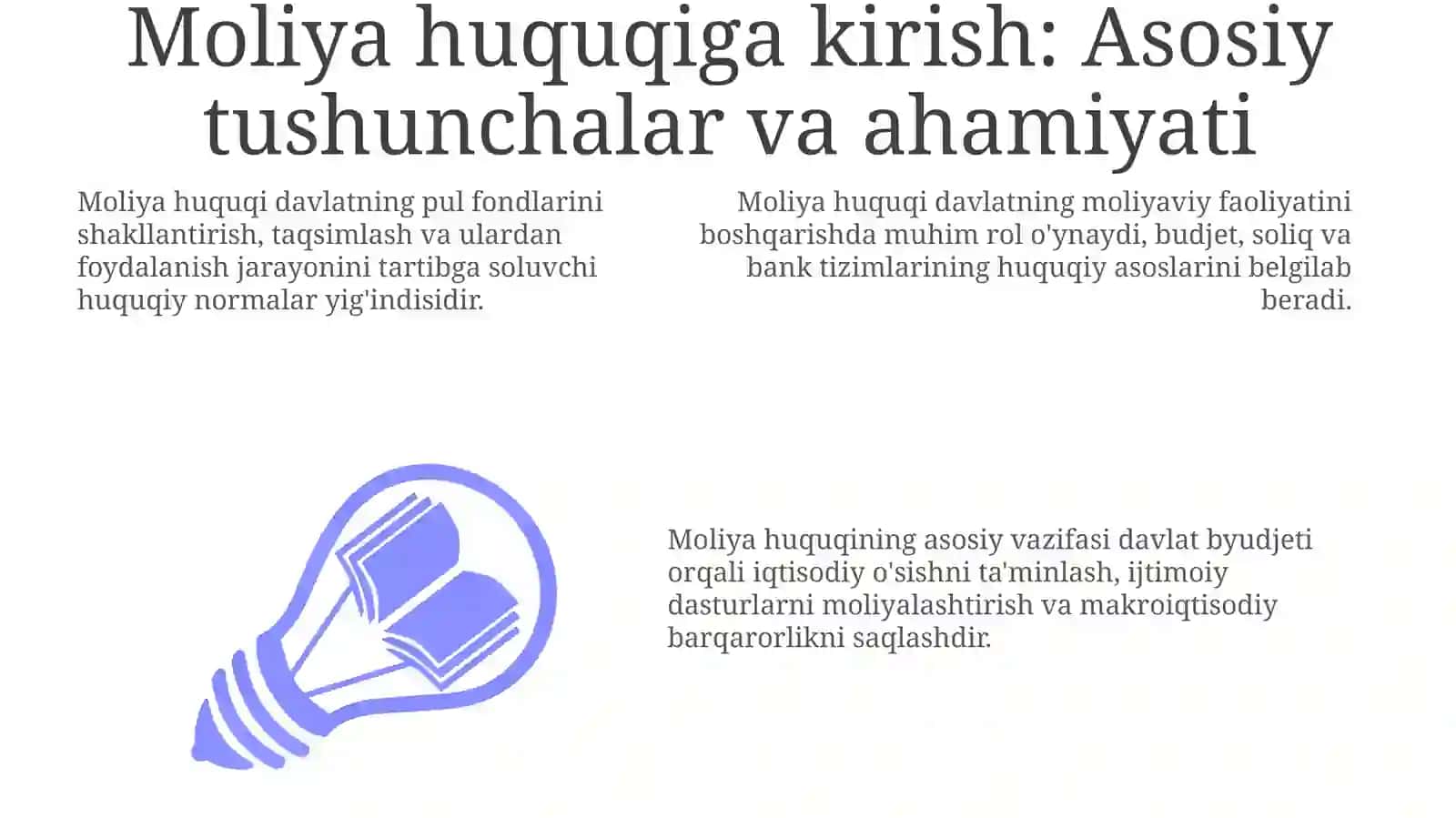 O'zbekiston Respublikasida Moliya huquqi 3