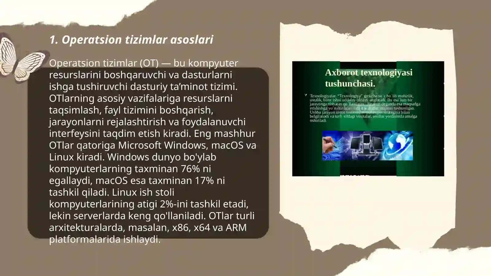 Operatsion tizimlar va ularning turlari 3