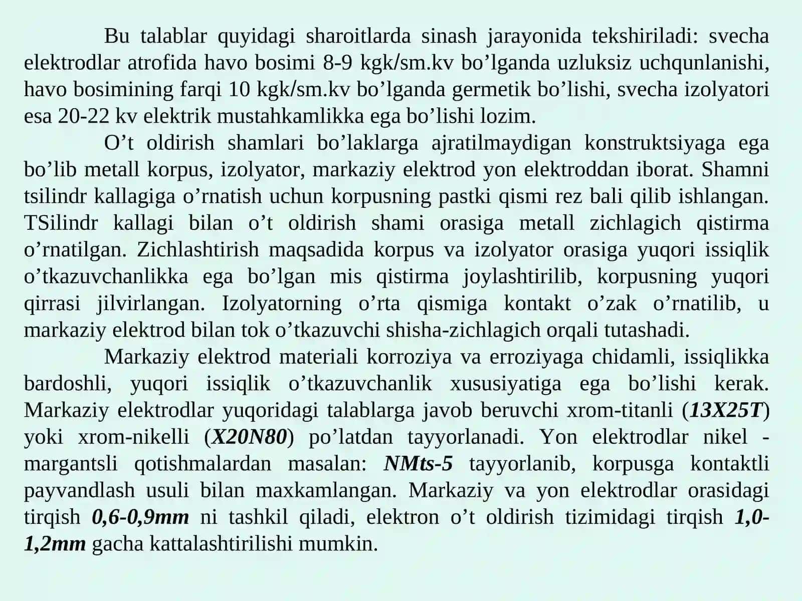 О‘t oldirish shamlari 3