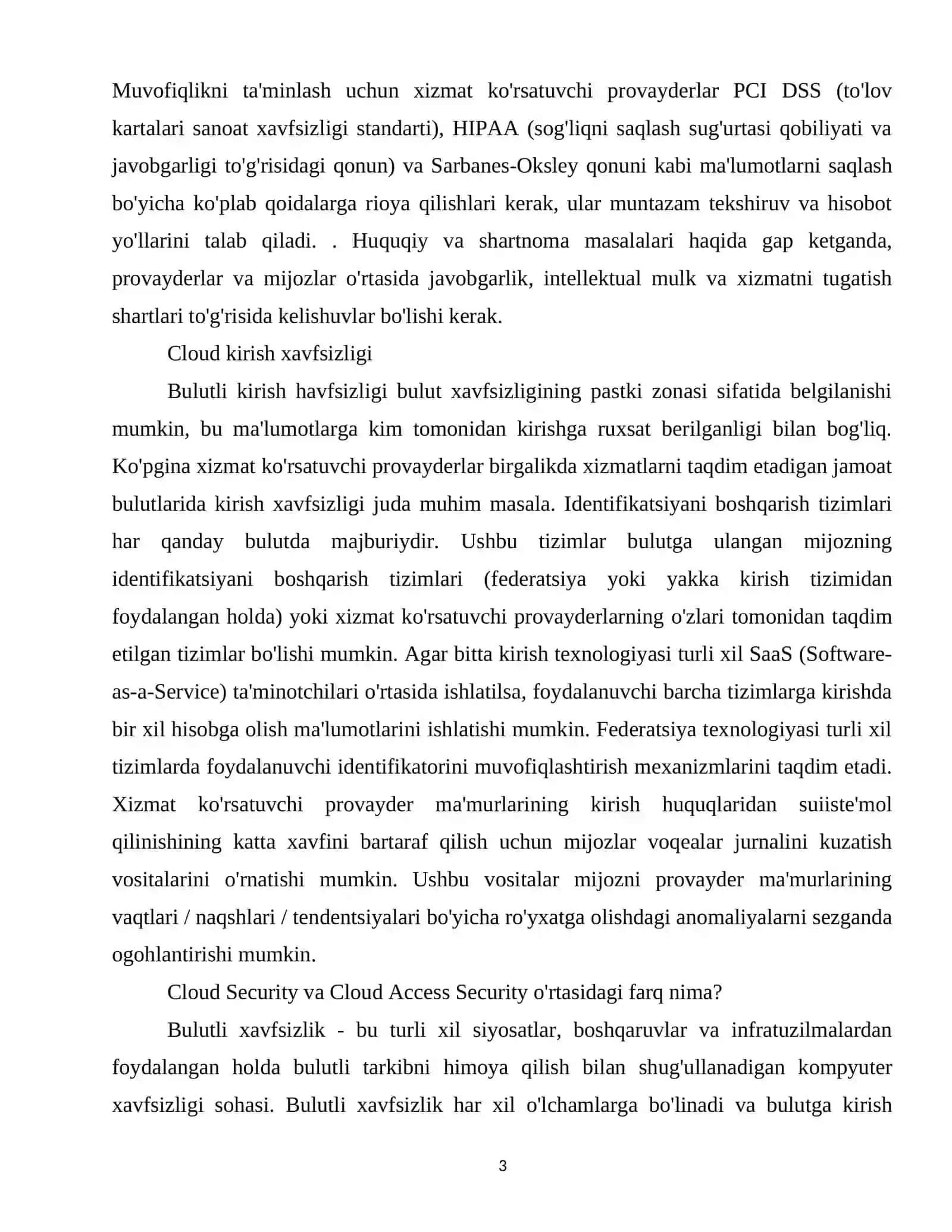 Bulutli texnologiyalarda axborot xavfsizligini ta`minlash 3