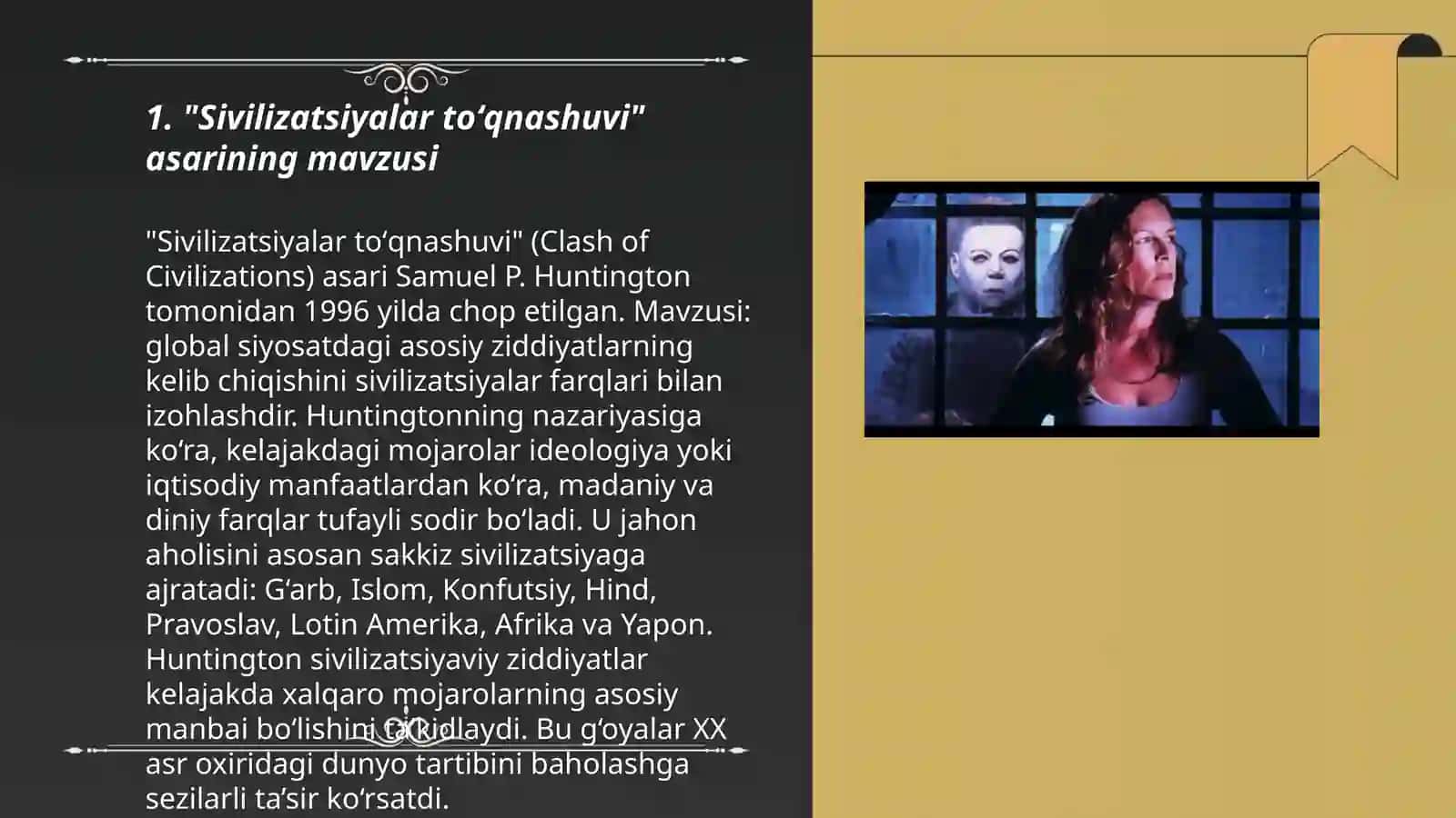 "Sivilizatsiyalar toʻqnashuvi" 3