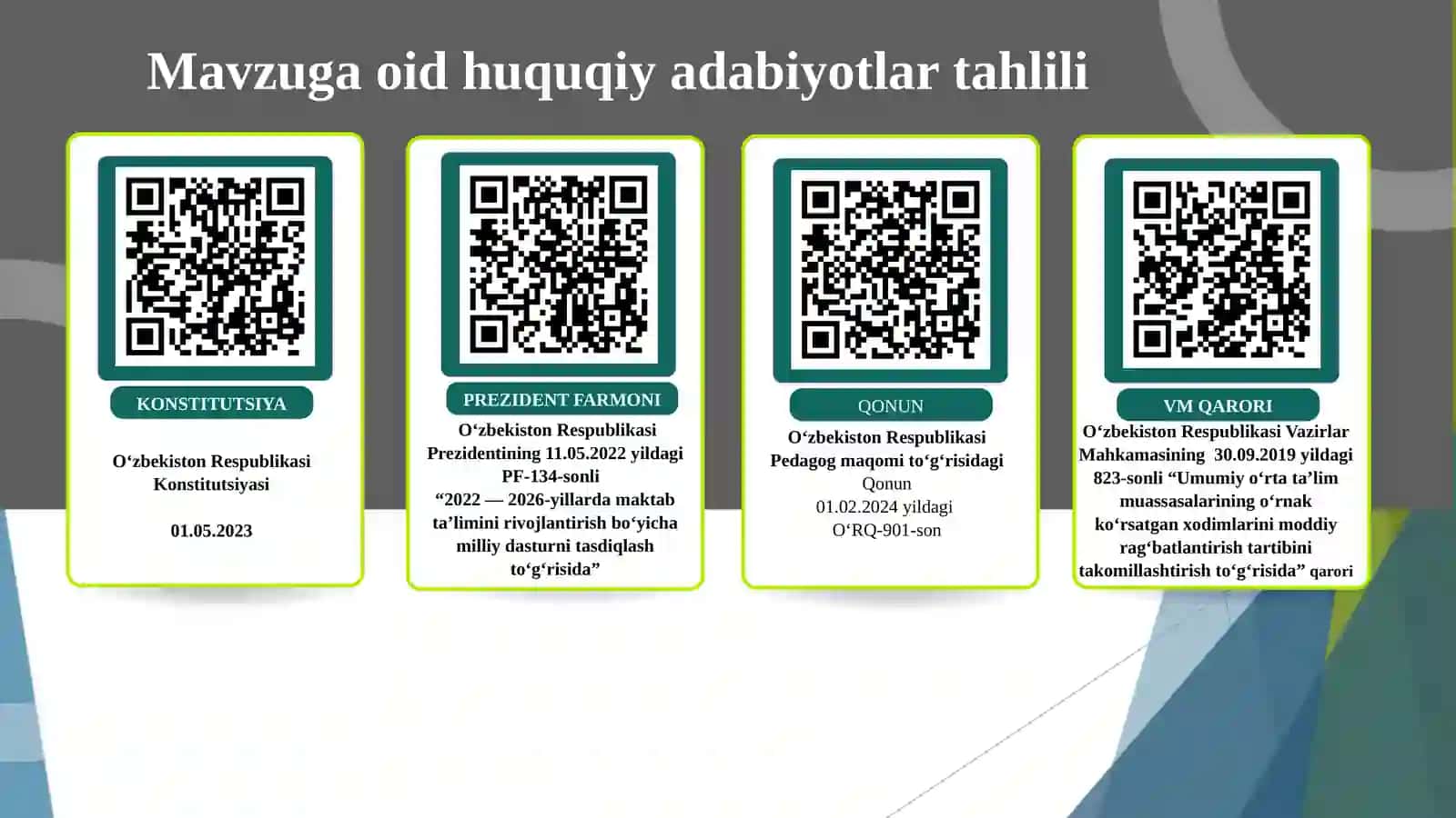 MAKTABDA KADRLAR QO‘NIMSIZLIGINI BARTARAF ETISH 3
