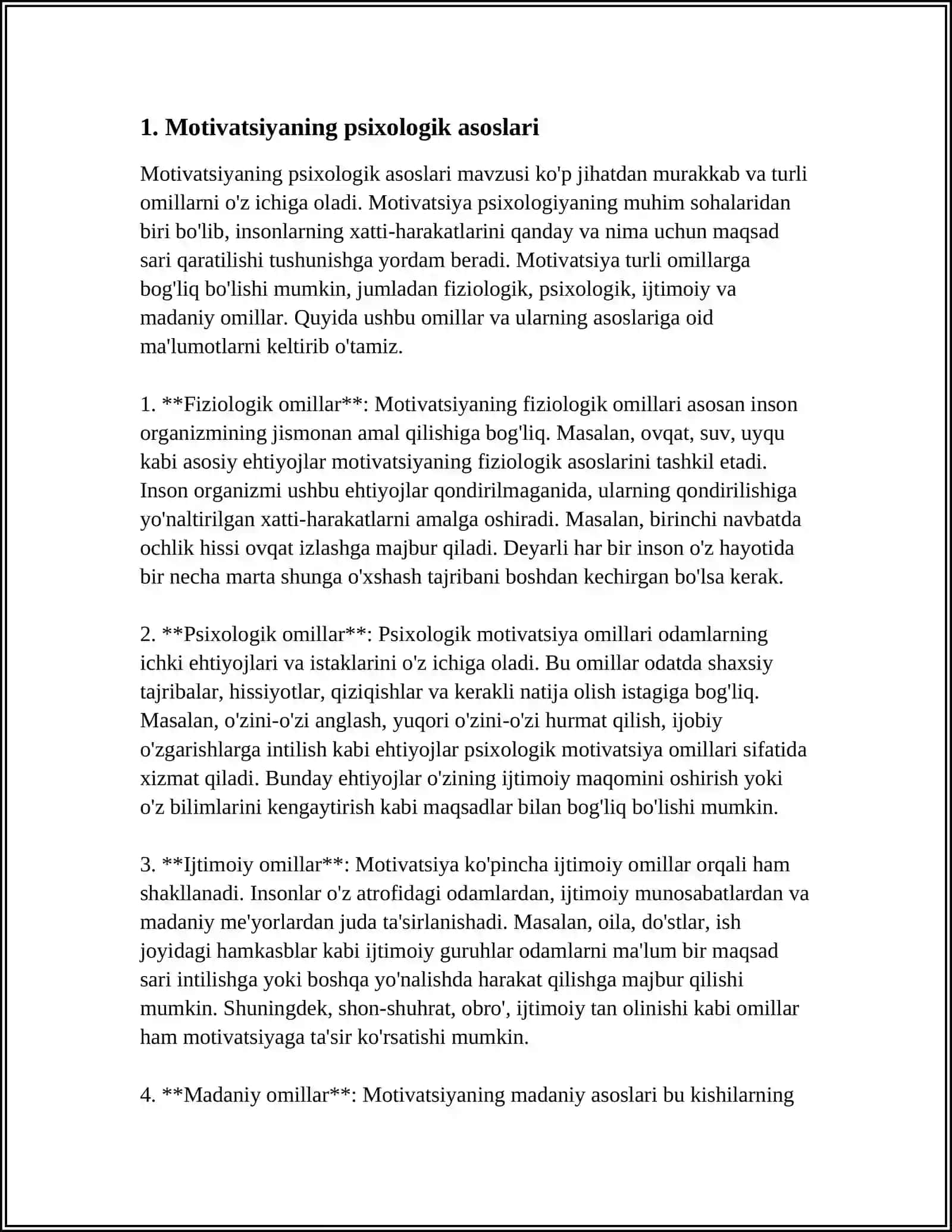 MOTIV VA MOTIVATSIYA VA HISSIYOTNING NAMOYON BÒLISHI 3