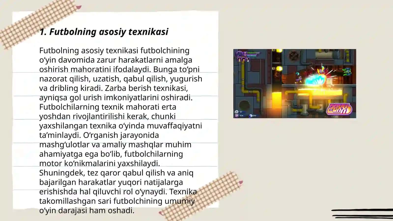 Futbolning asosiy texnikasi 3