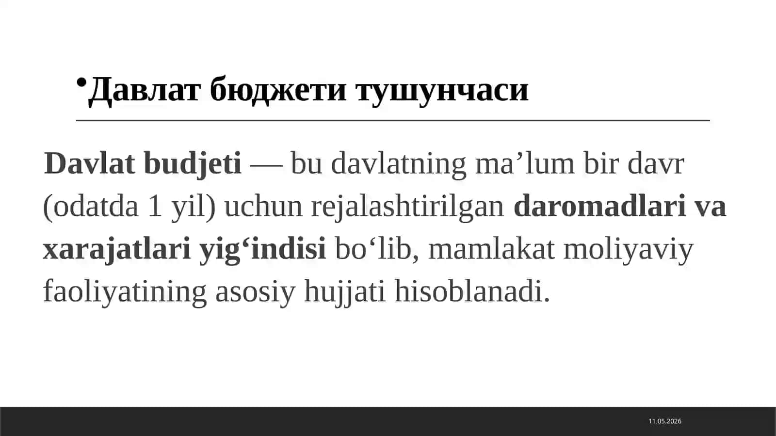 Ўзбекистонда давлат бюджетининг даромад ва харажатлари таҳлили 3