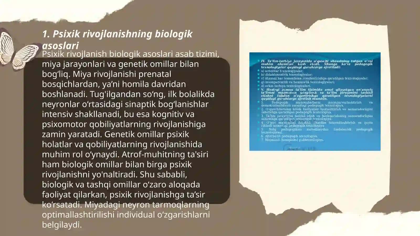 Psixik rivojlanishning asosiy qonuniyatlari 3