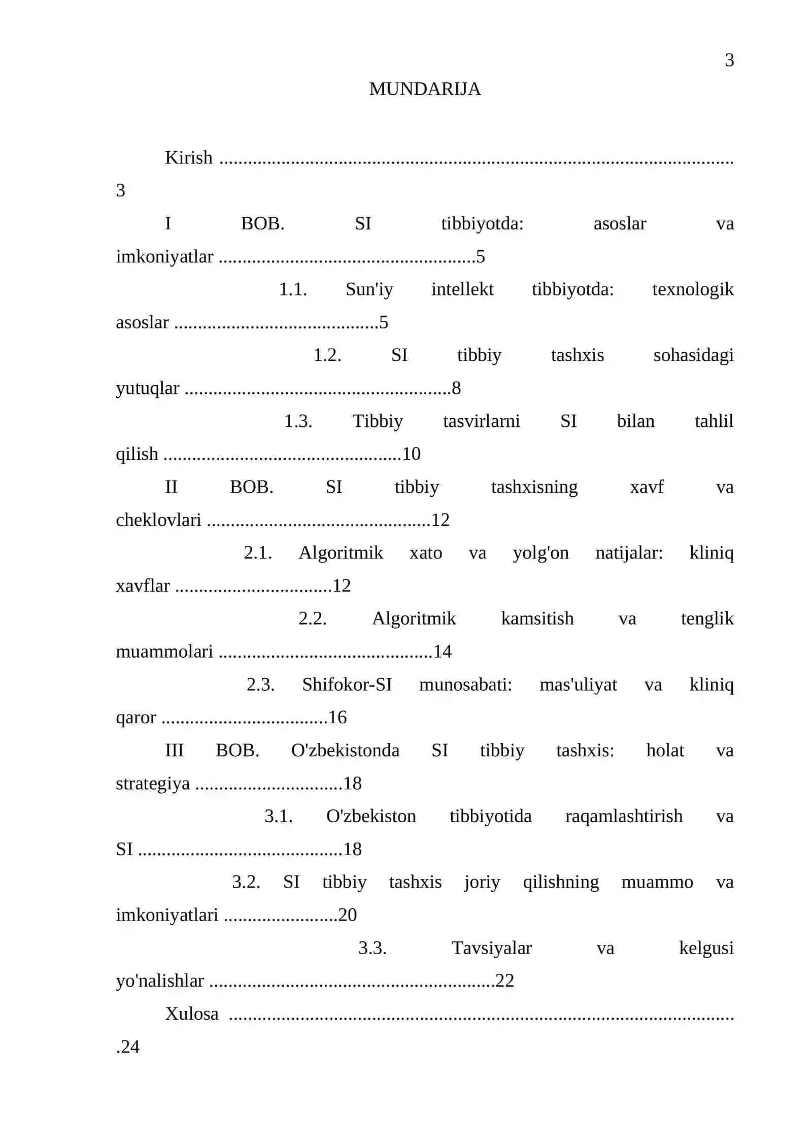 "Sun'iy intellekt tibbiy tashxisda: imkoniyatlar va xavflar" 3