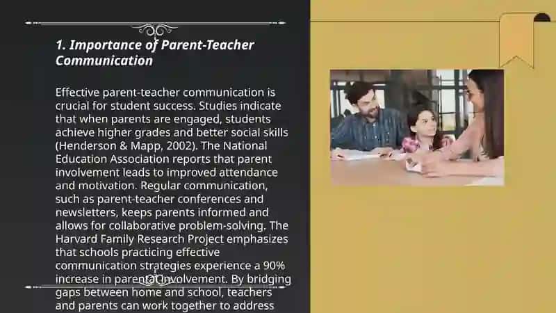 Parent-teacher relationship 3