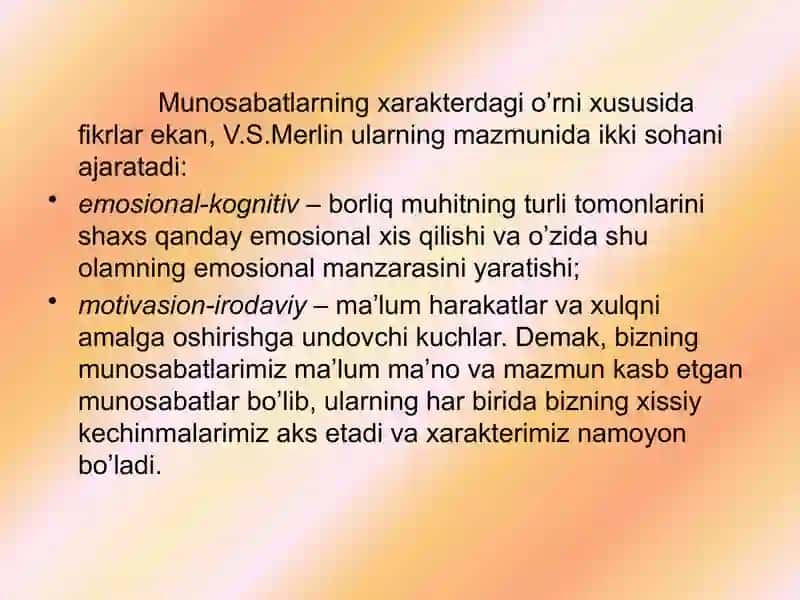 Xarakter haqida umumiy tushuncha 3