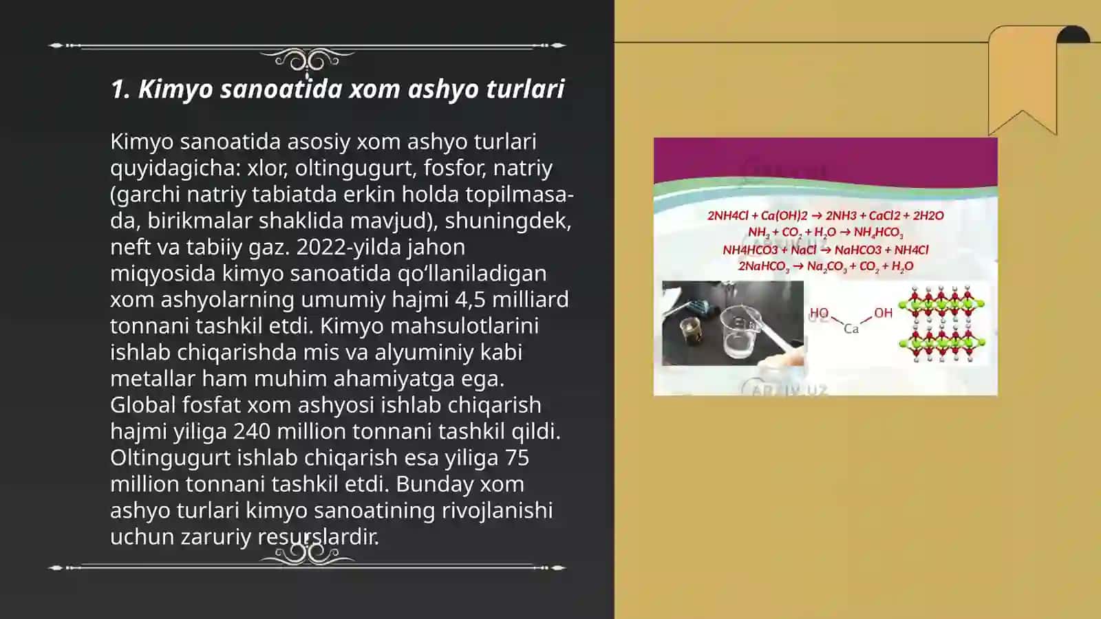 Kimyo sanoatida ishlab chiqarish 3