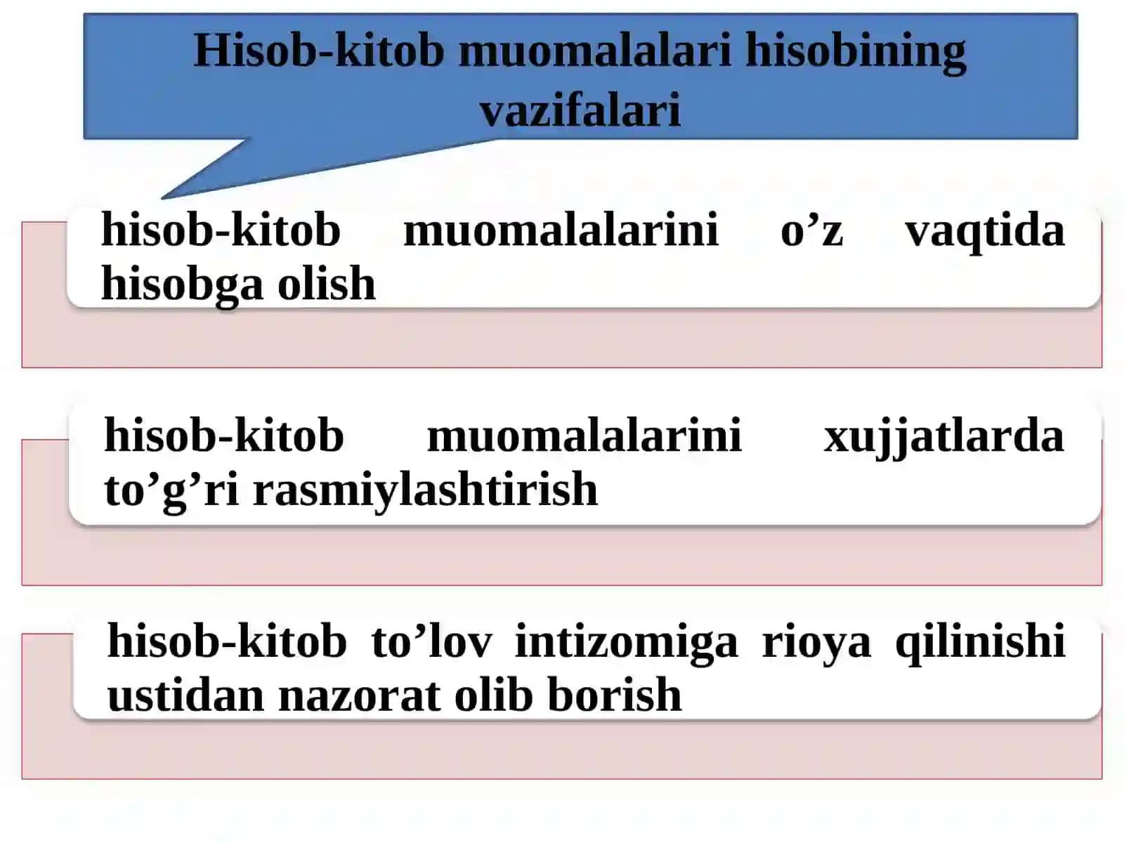 Mol yetkazib beruvchi va pudratchilar, xaridor va buyurtmachilar bilan hisob-kitoblar hisobi 3