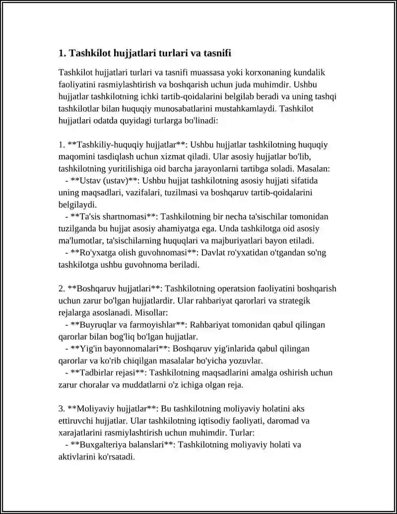 TASHKILIY HUJJATLAR VA ULARNI RASMIYLASHTIRISH 3