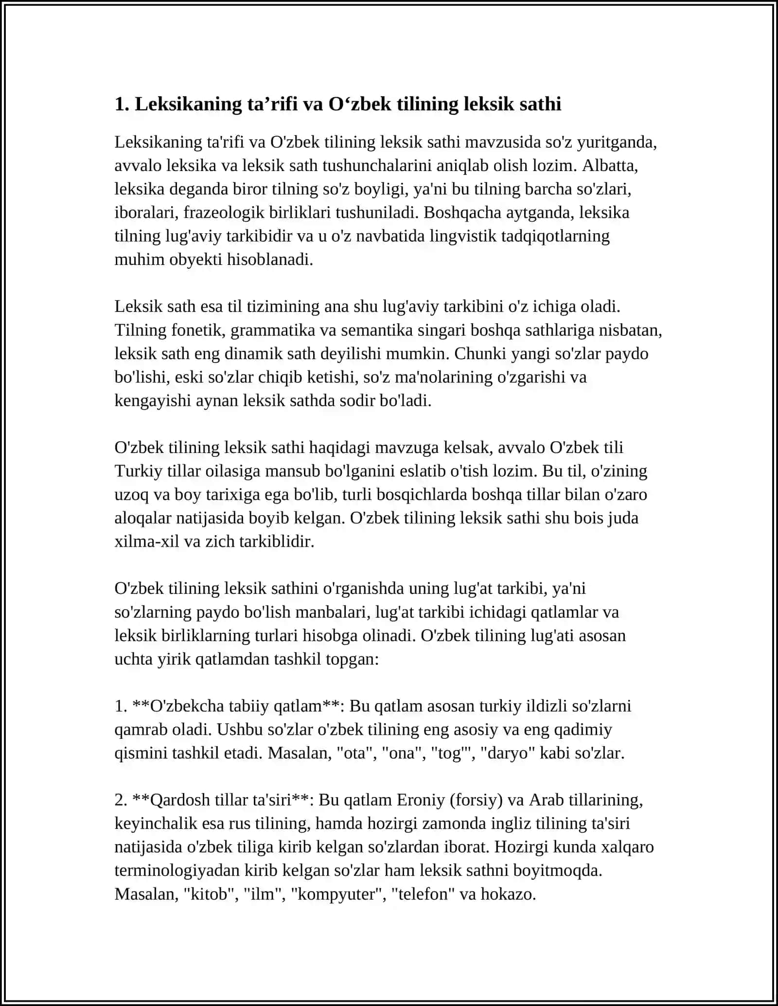 ÔZBEK TILINING LEKSIK SATHI 3