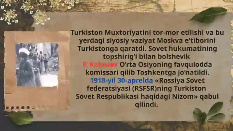 Sovet hokimiyati Rossiyaga tegishli bo‘lgan chekka o‘lkalar 3