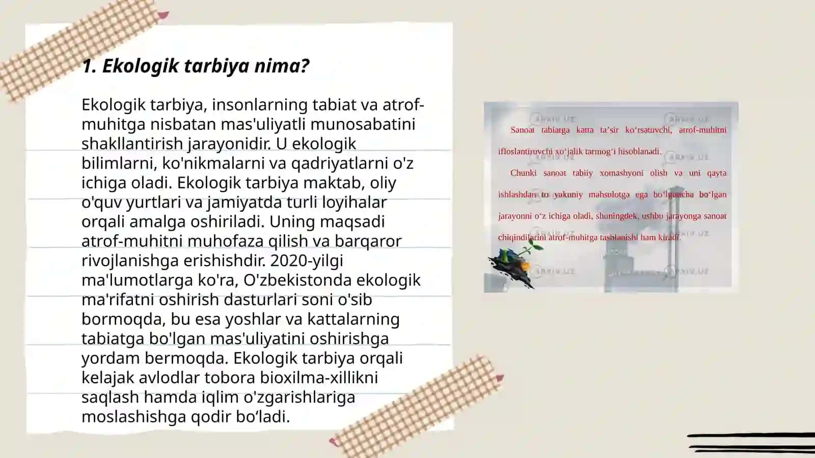Ekologik Tarbiya Berilishi 3