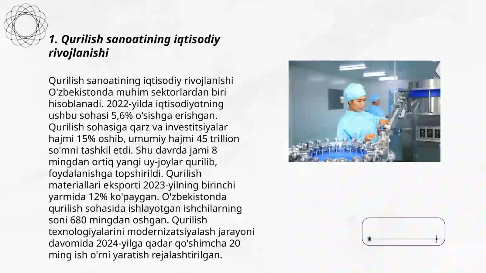 Qurilish sanoatini iqtisodiy tahlili 3