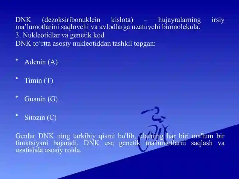 TIBBIYOT SOHASIDA GENOMIKA YUTUQLARINI O‘RGANISH VA ANALIZ QILISH 3