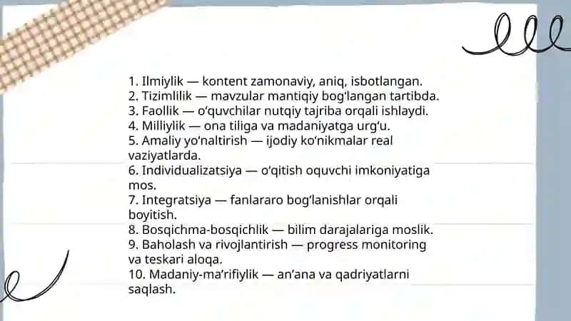 Akademik litseylarda xalq ogʻzaki ijodi fanining oʻqitilishidagi oʻziga xos tamoyillari 3