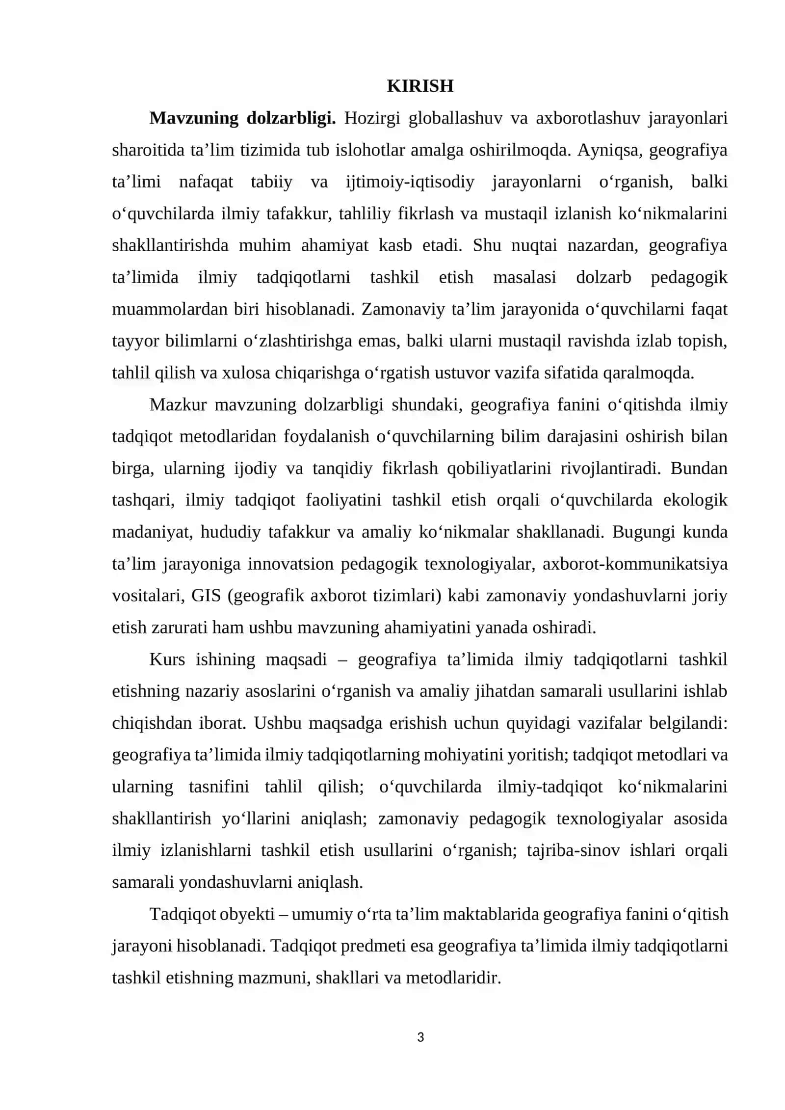 GEOGRAFIYA TA’LIMIDA ILMIY TADQIQOTLARINI TASHKIL ETISH 3