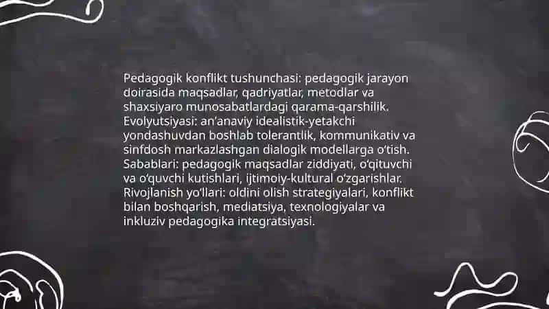 Pedagogik konflikt evolyutsiyasi muammosi 3