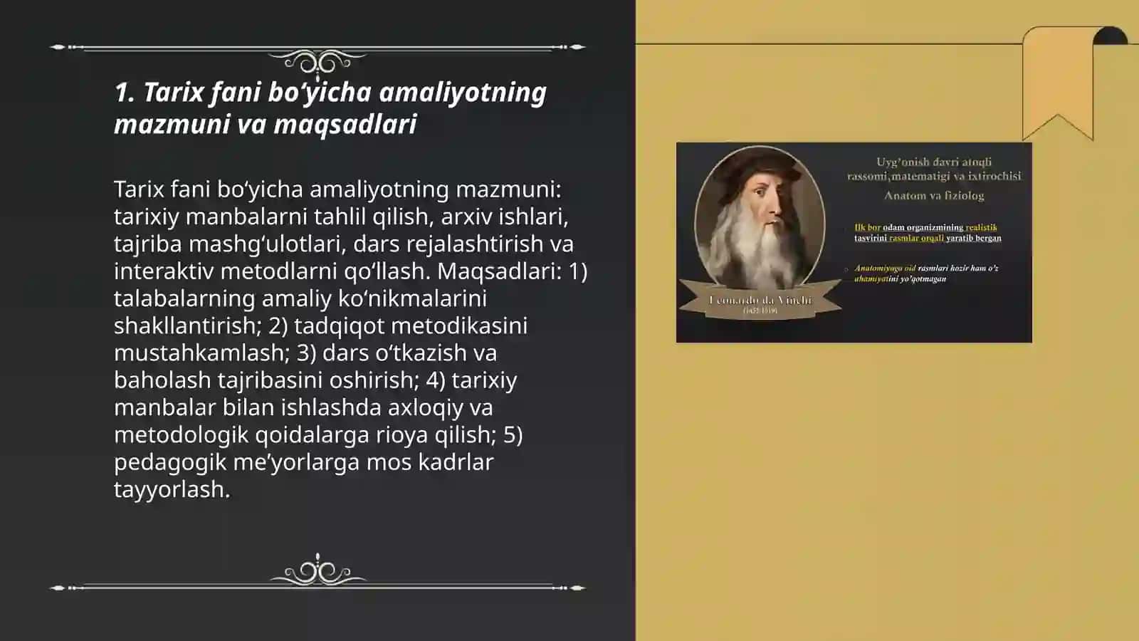 Tarix fanida amaliyot 3