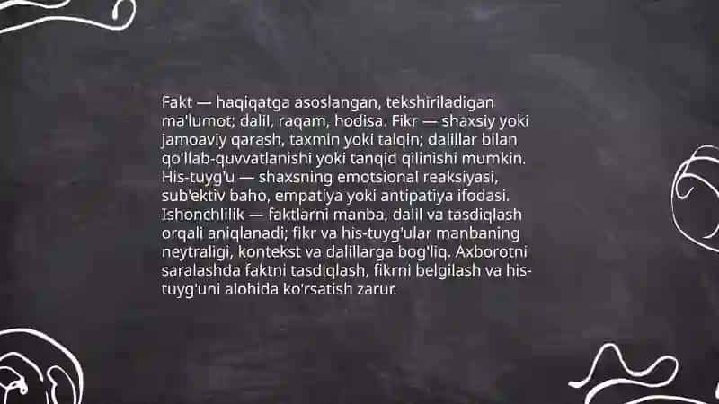 Axborot turlari 3