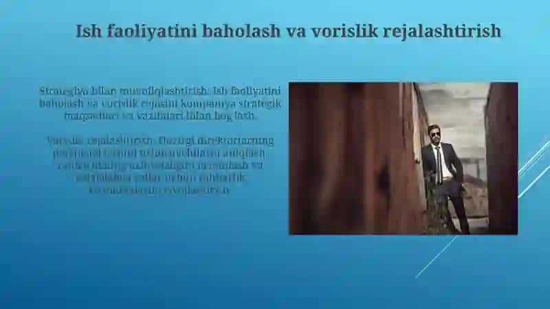 Kompaniya direktorlari (ijro etuvchi organlar) 3