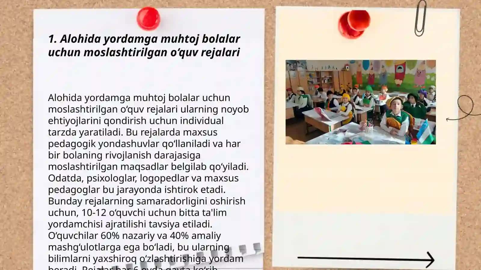 Alohida yordamga muhtoj bolalarni samarali inklyuziyasi uchun ichki sharoitlar 3