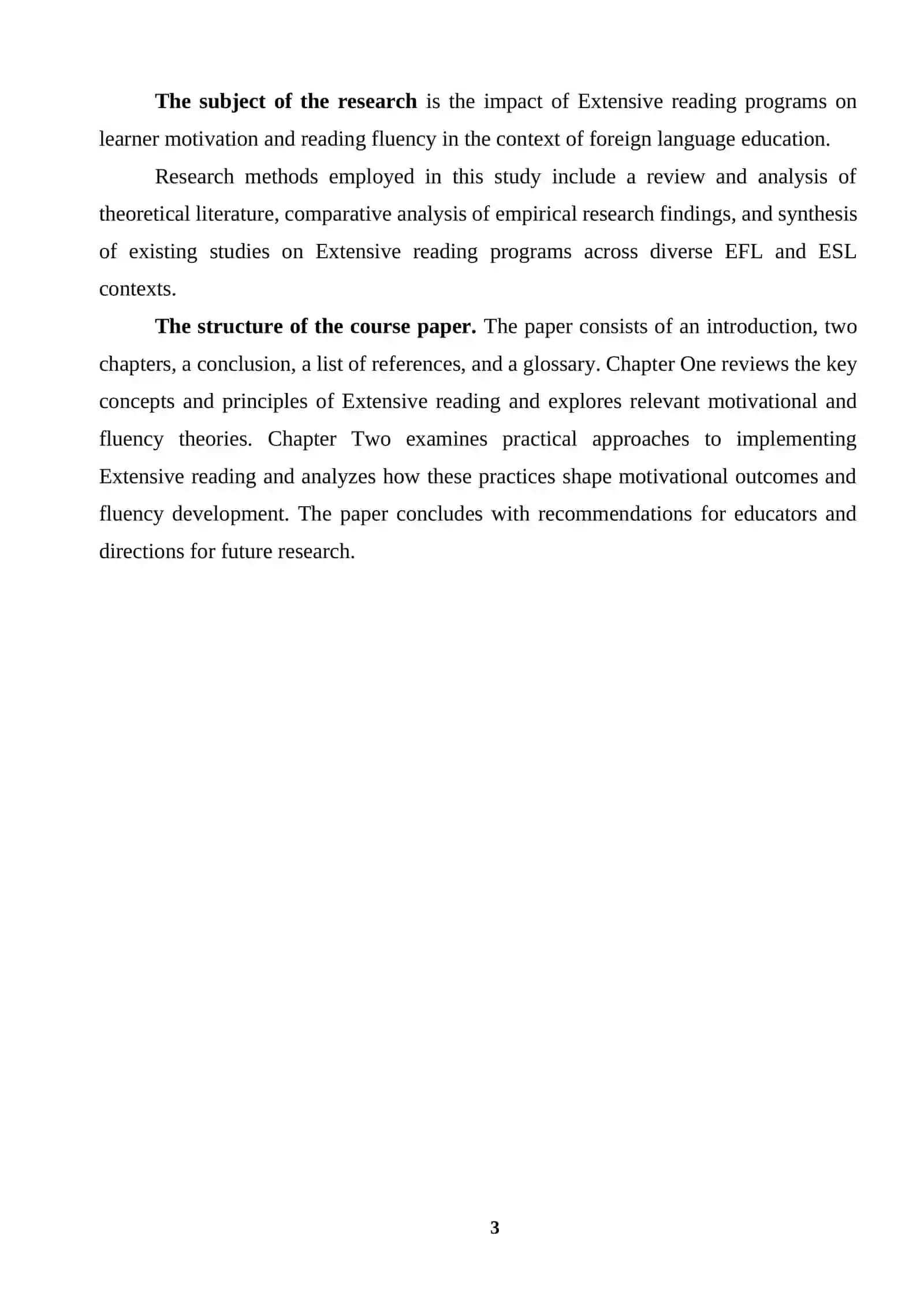 The impact of extensive reading programs on learner motivation and fluency 3