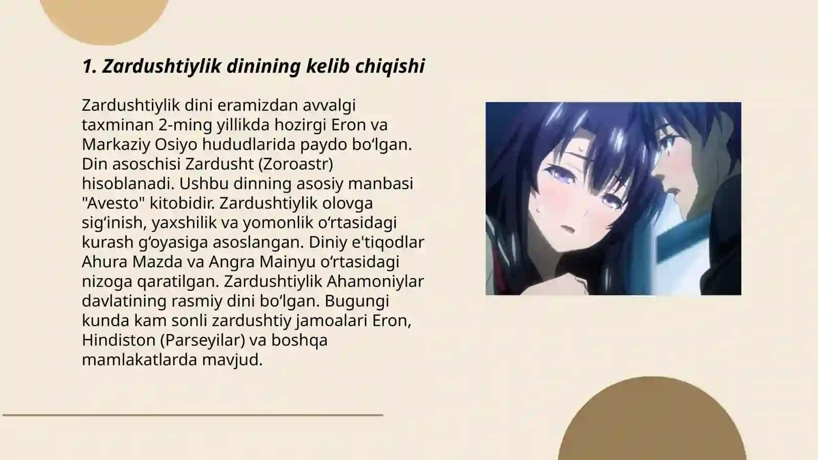 Zardushtiylik dinining paydo boʻlishi 3