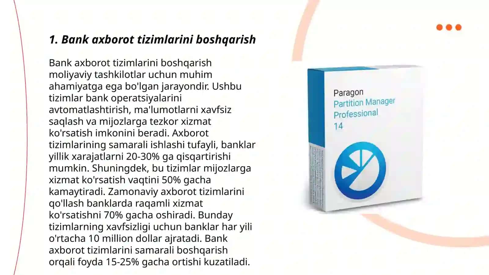 Banklarda axborot tizimlarining dasturiy taʼminlanishi 3