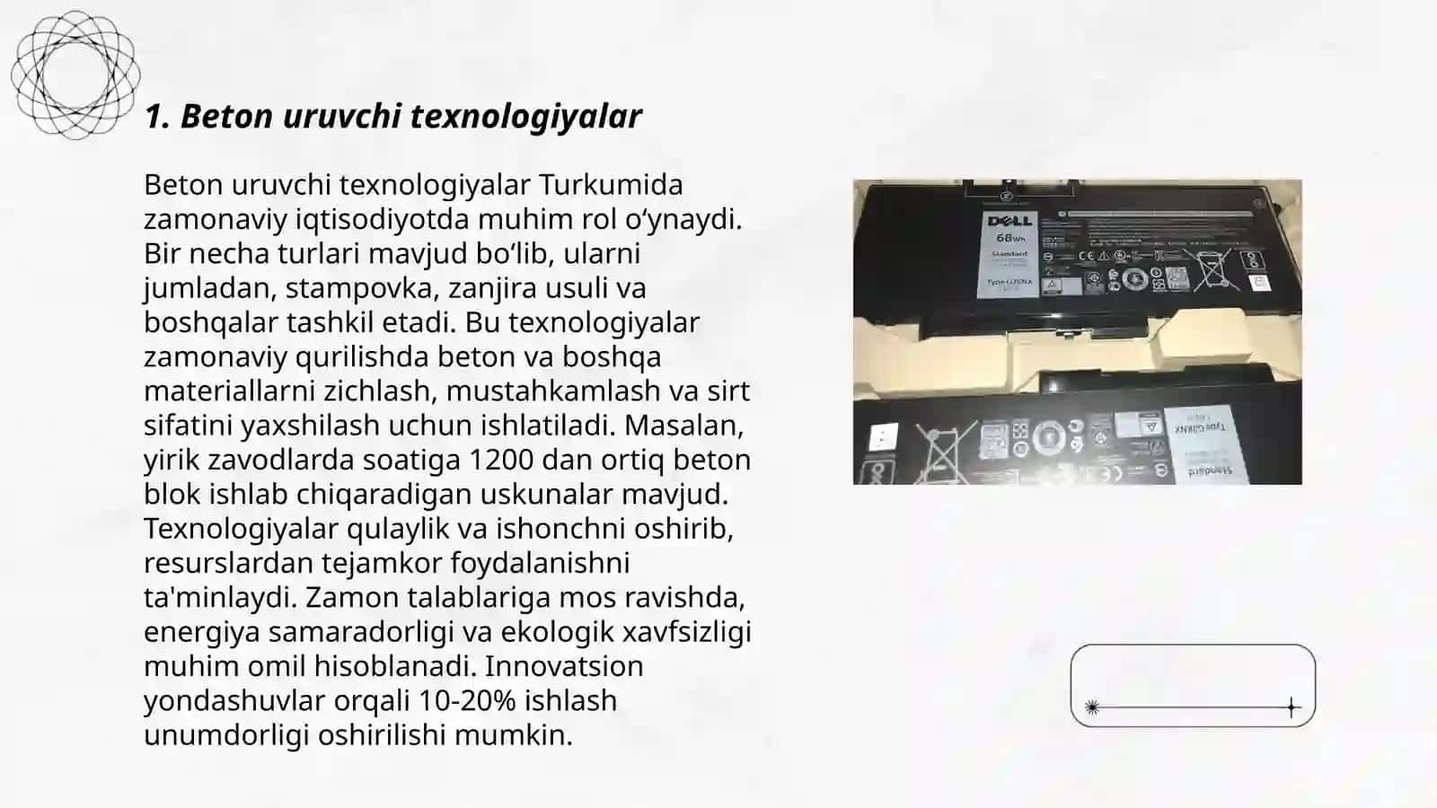 Beton uruvchi texnologiyalar 3