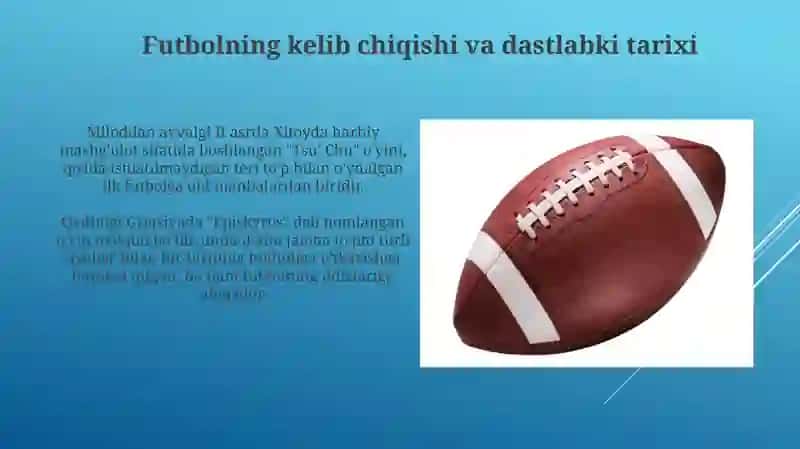 Futbolning hozirgi kungacha bo'lgan tarixi 3
