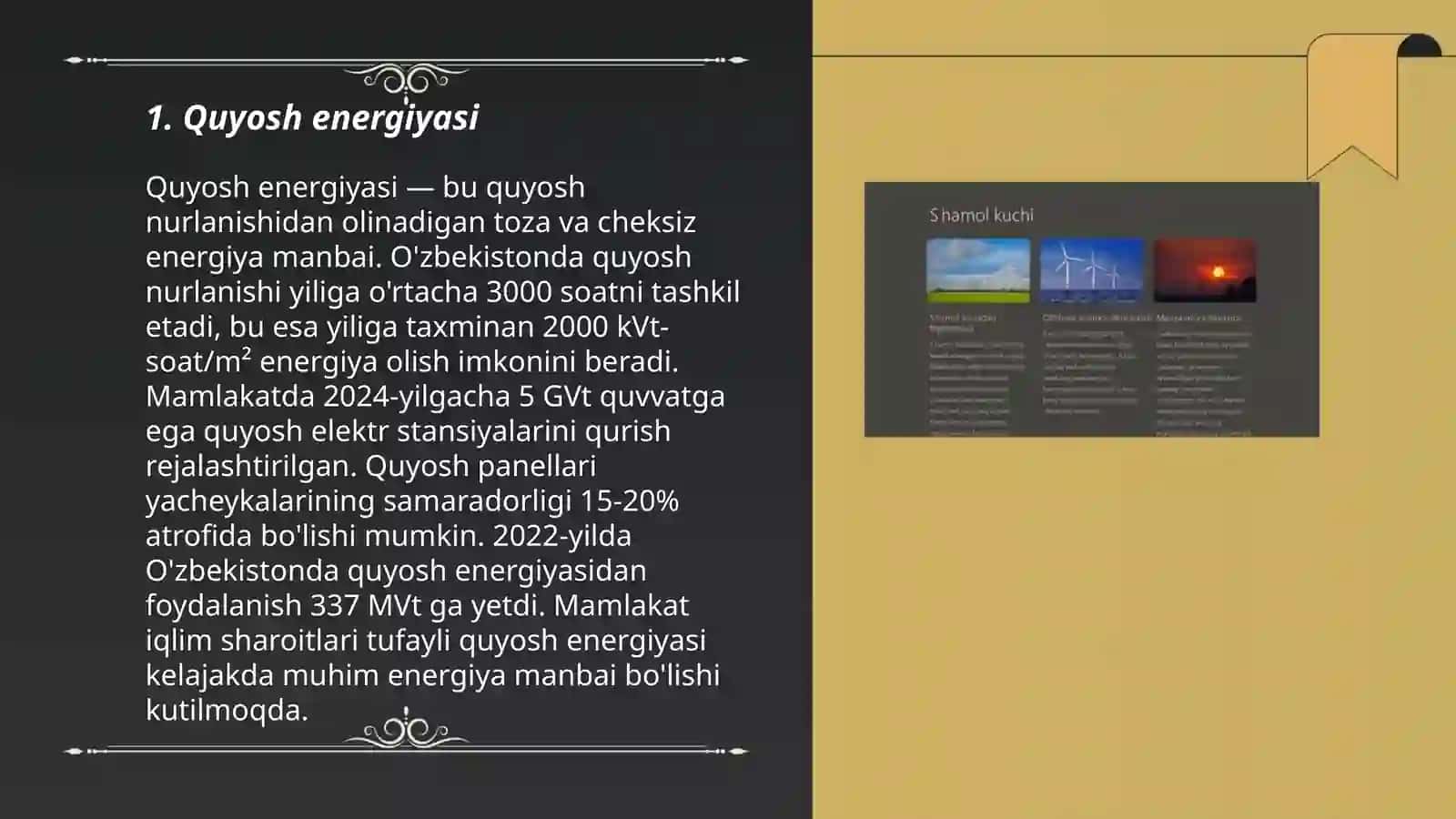 Quyosh energiyasi 3