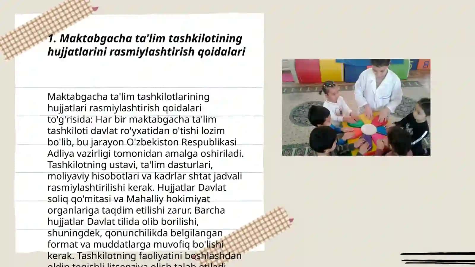 Maktabgacha talim tashkilotida ish yuritish qoidalari 3