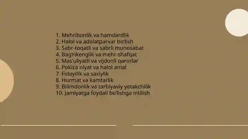 Ezgulikni ulugʻlagan inson-jamiyatfaxri 3