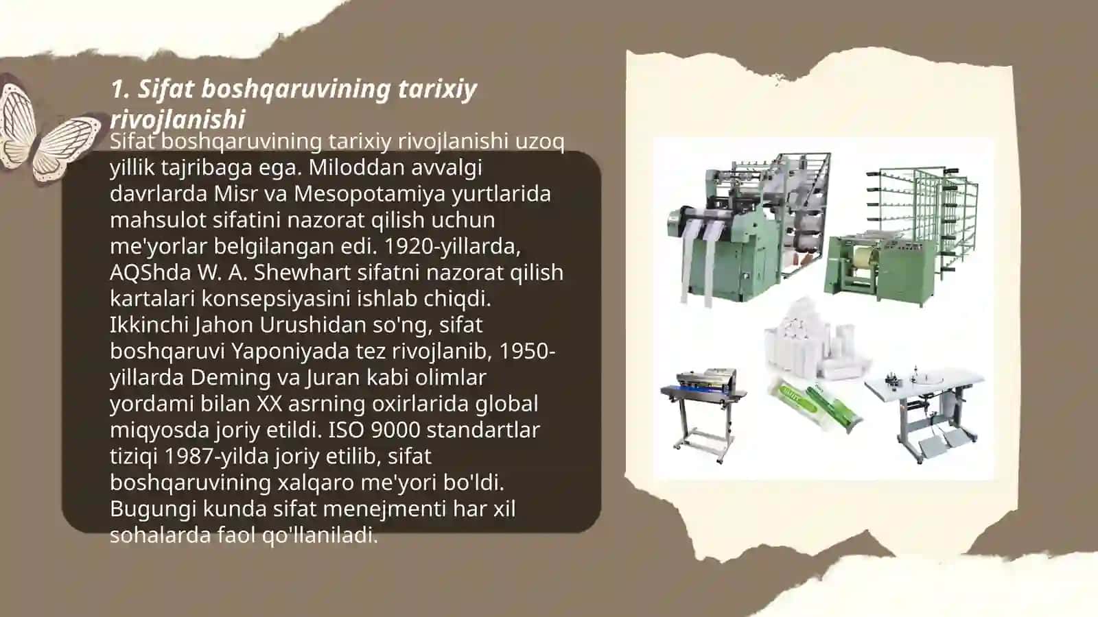 Sifat boshqaruvining tarixiy rivojlanishi 3