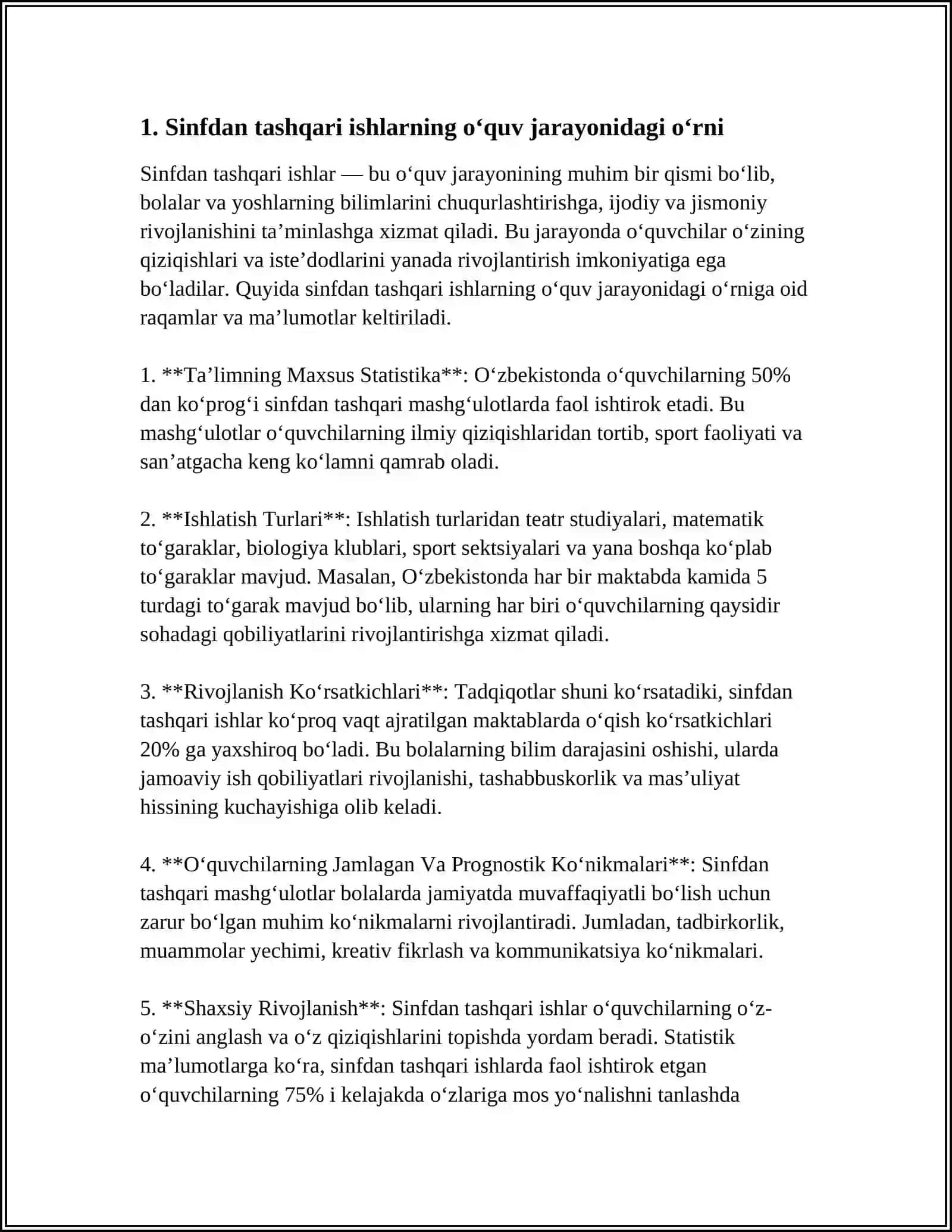 BOSHLANGʻICH SINFLARDA MATEMATIKADAN SINFDAN TASHQARI ISHLARNI TASHKIL QILISH TURLARI 3