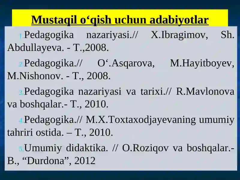 UMUMIY PEDAGOGIKA 3