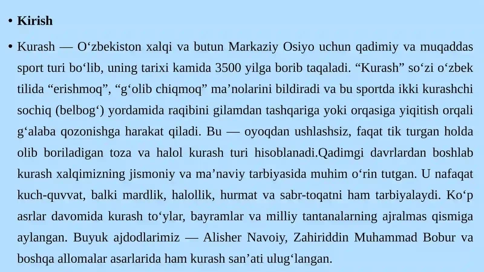 Kurash turi bo‘yicha Olimpiada o‘yinlarining o‘tkazilishi 3