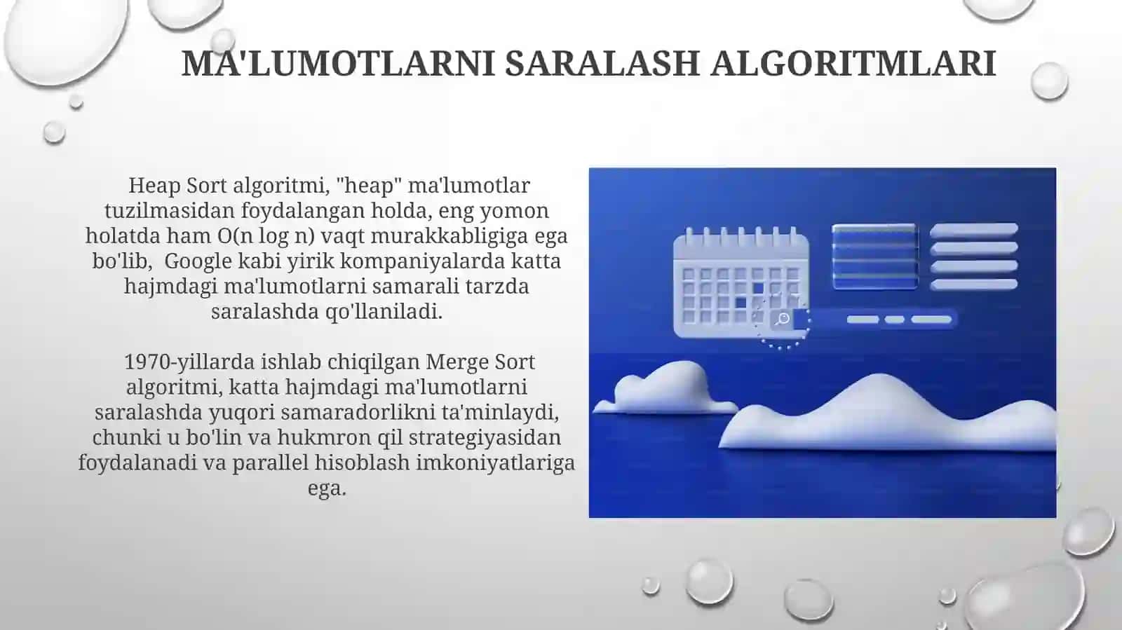 Ma'lumotlarni saralash algoritmlari 3
