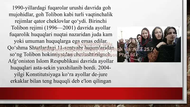 Afg'onistonda gendir siyosati 3