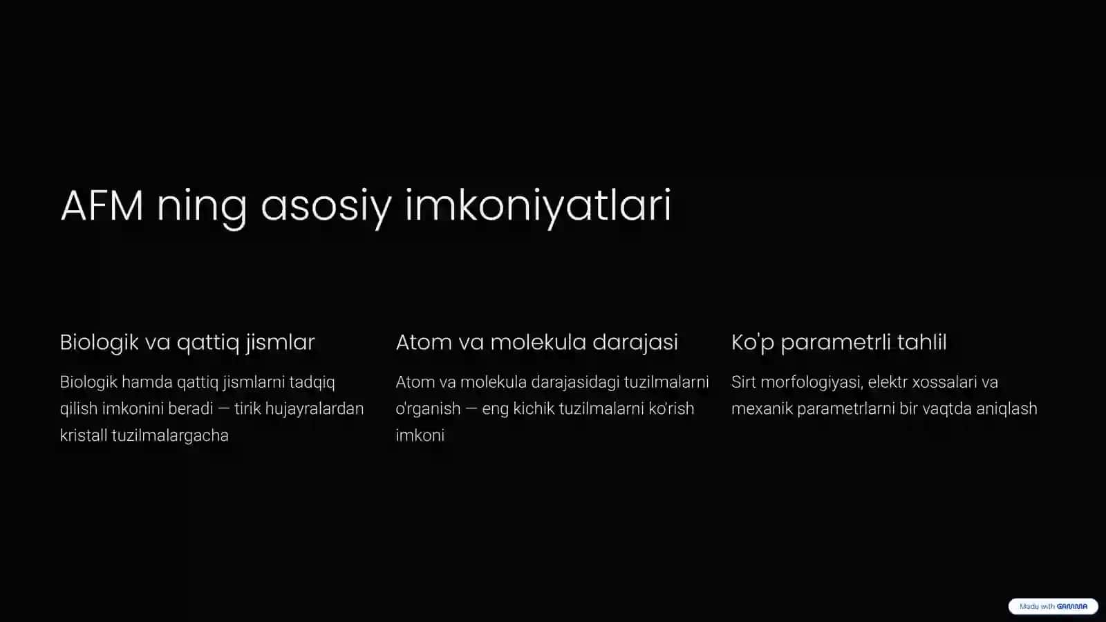 Atom-kuch mikroskopiyasi va skanerlovchi zondli mikroskopiya 3