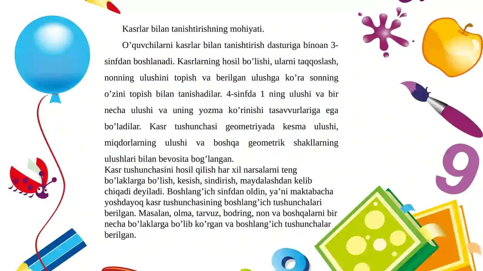 Ulush.Butunni ulushini topish.Ulushga ko’ra butunni topish 3