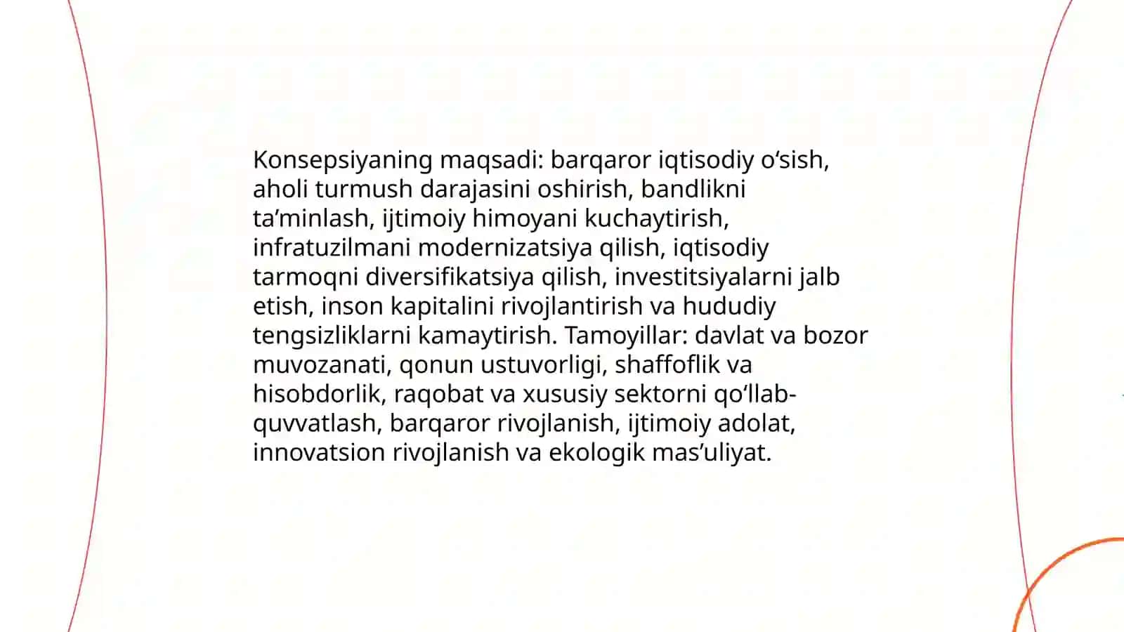 Oʻzbekistonning ijtimoiy-iqtisodiy rivojlanish konsepsiyasi 3