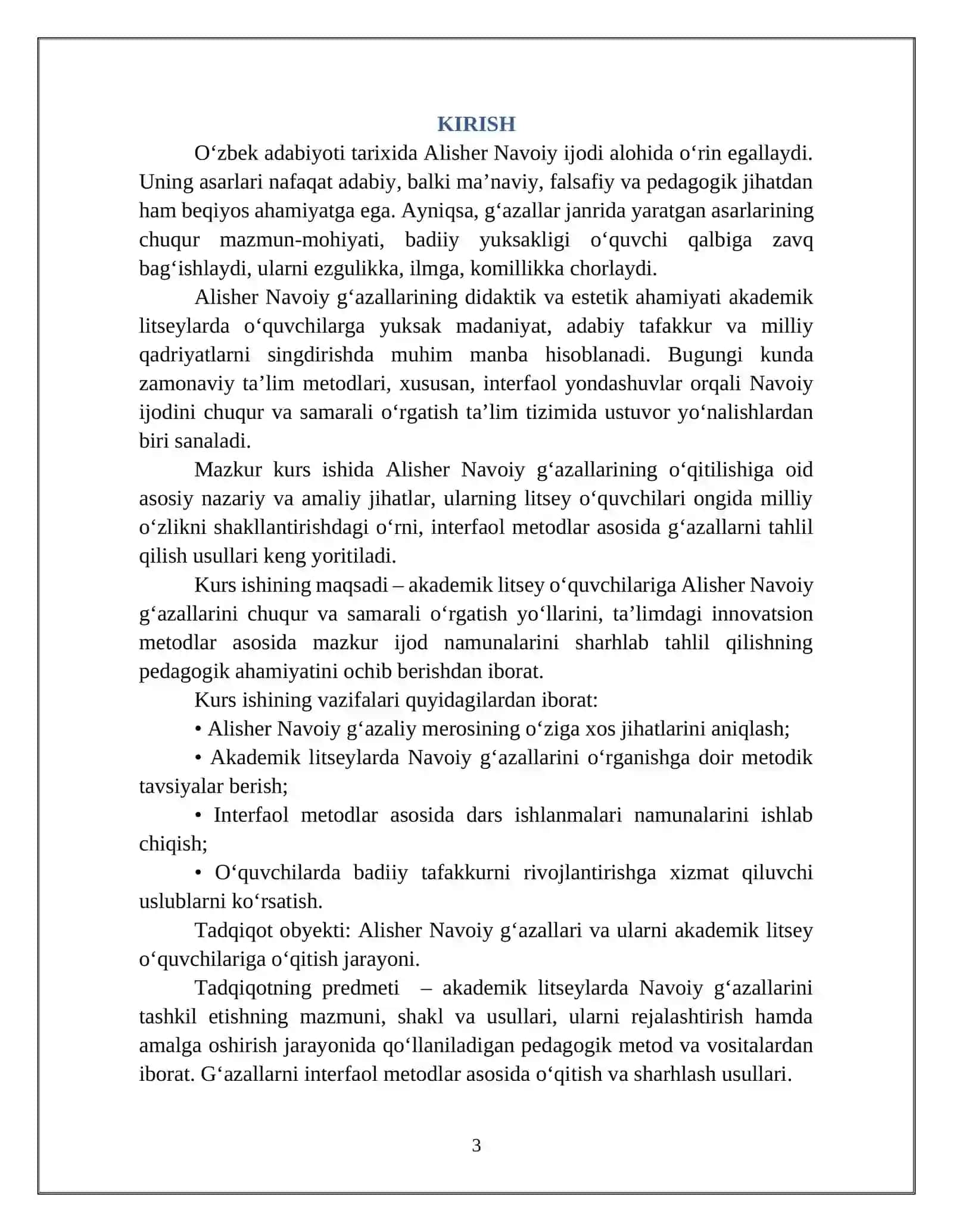Alisher Navoiy g‘azallarini sharhlab o‘rganish 3