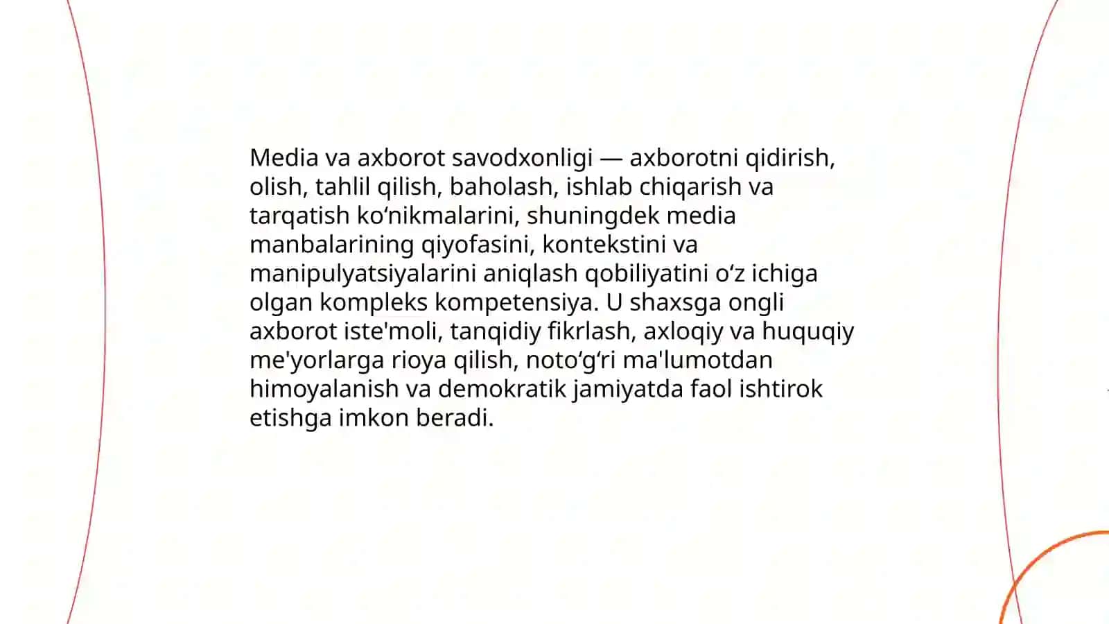 Media va axborot savodxonligi tushunchasi va uning ahamiyati 3