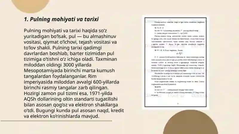 Pulning miqdoriylik nazariyasi 3